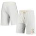 Men's Concepts Sport Oatmeal Los Angeles Angels Mainstream Logo Terry Tri-Blend Shorts