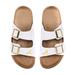 Women's FOCO Alabama Crimson Tide Double-Buckle Sandals