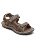 Rockport Hayes Quarter-Strap Sandal - Mens 11.5 Brown Sandal Medium