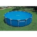 Bâche à bulles pour piscines rondes Intex 3.66 m - Bleu