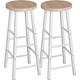 Lot de 2 Tabourets de Bar/Bistrot. Tabouret de cuisine. Chaise de salle à manger. Structure en