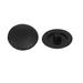 12mm Dia Plastic Phillips Screw Cap Hole Plugs Dust Proof Covers Black 50pcs