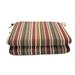 20 inch square Sunbrella stripe seat pad (2 pack) - 20" x 20"