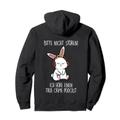 bitte nicht stören ich höre einen true crime podcast hase Pullover Hoodie