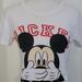 Disney Tops | Disney Mickey Mouse Crop Top | Color: White | Size: S