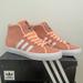 Adidas Shoes | Adidas Matchcourt High Rx. Mens Size 8.5. Coral/White. Brand New! | Color: White | Size: Various