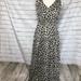 Michael Kors Dresses | Michael Kors Ivory, Brown, & Black Leopard Print Maxi Dress, Size Small, Nwt!! | Color: Black/Brown | Size: S