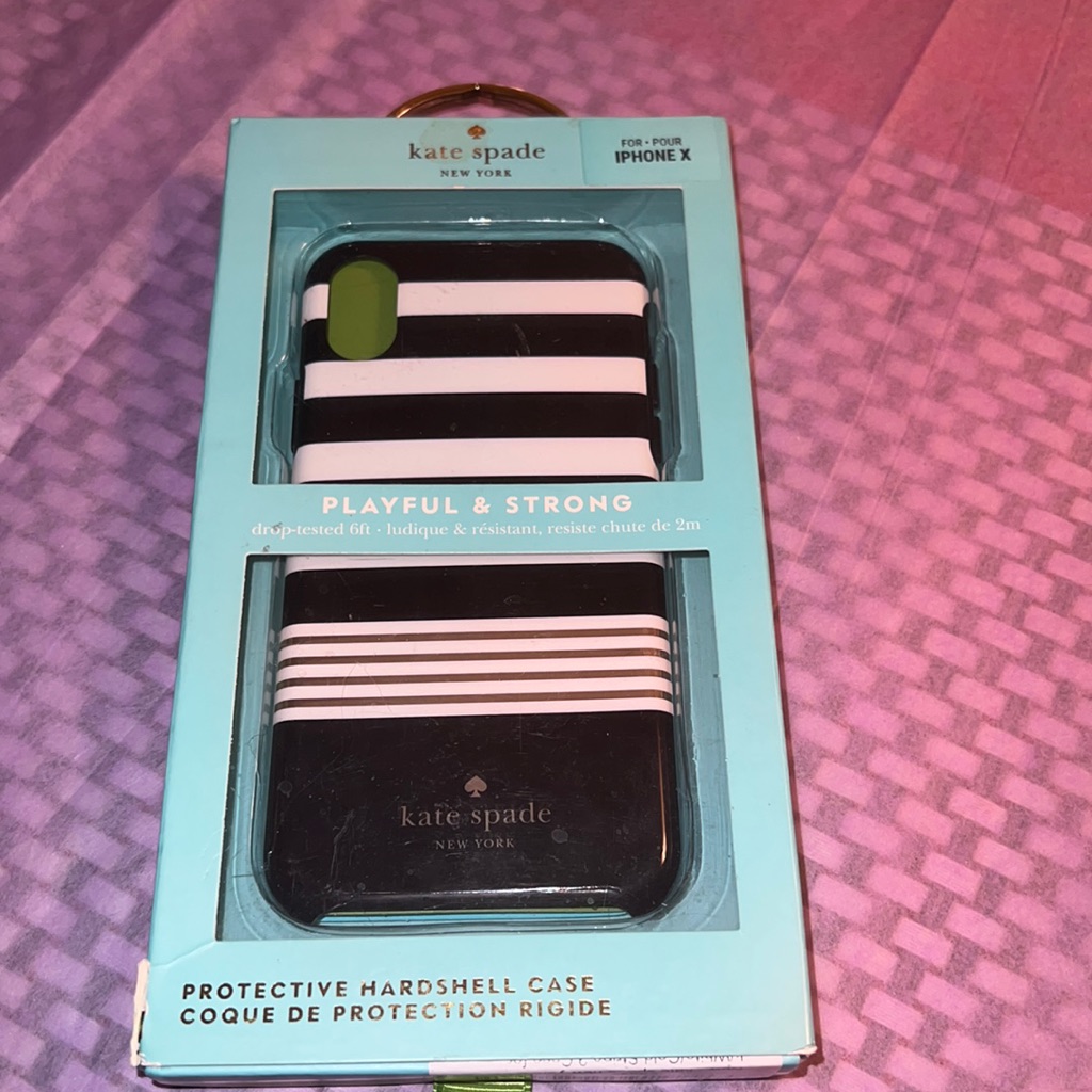 Kate Spade Cell Phones & Accessories | Kate Spade Phone Cover | Color: Black/White | Size: Os
