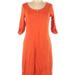 Ralph Lauren Dresses | Lauren By Ralph Lauren Casual Dress | Color: Orange/White | Size: S