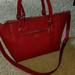 Coach Bags | Euc Coach Kleo Carryall Tote Crossbody Bag | Color: Red | Size: Os