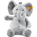 Steiff Ellie Cuddly Toy Elephant Cute Stuffed Toy with Name, Boys, Girls & Babies from 0 Months, Soft Cuddly Friends, Plush Toy 28 cm Small, 240539