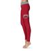 Women's Red Jacksonville State Gamecocks Solid Yoga Leggings