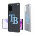 Tampa Bay Rays Galaxy Text Backdrop Clear Case