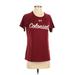 Under Armour Active T-Shirt: Burgundy Activewear - Women's Size Small