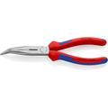 Knipex Snipe Nose Side Cutting Pliers (Stork Beak Pliers) black atramentized, with multi-component grips 200 mm (self-service card/blister) 26 22 200 SB