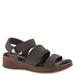 MUK LUKS City Soul - Womens 8 Grey Sandal Medium