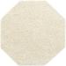 White 72 x 72 x 0.5 in Area Rug - Latitude Run® Shag Ashmita Area Rug Beige Color Polypropylene | 72 H x 72 W x 0.5 D in | Wayfair