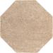 Brown 72 x 72 x 0.5 in Area Rug - Latitude Run® Shag Ashmita Area Rug Light Color Polypropylene | 72 H x 72 W x 0.5 D in | Wayfair