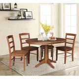 International Concepts Callie Extension 5 Piece Dining Set Wood in Brown | 30.1 H in | Wayfair K42-36RXT-27B-C2-4