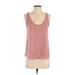 Ann Taylor LOFT Sleeveless Blouse: Pink Tops - Women's Size X-Small