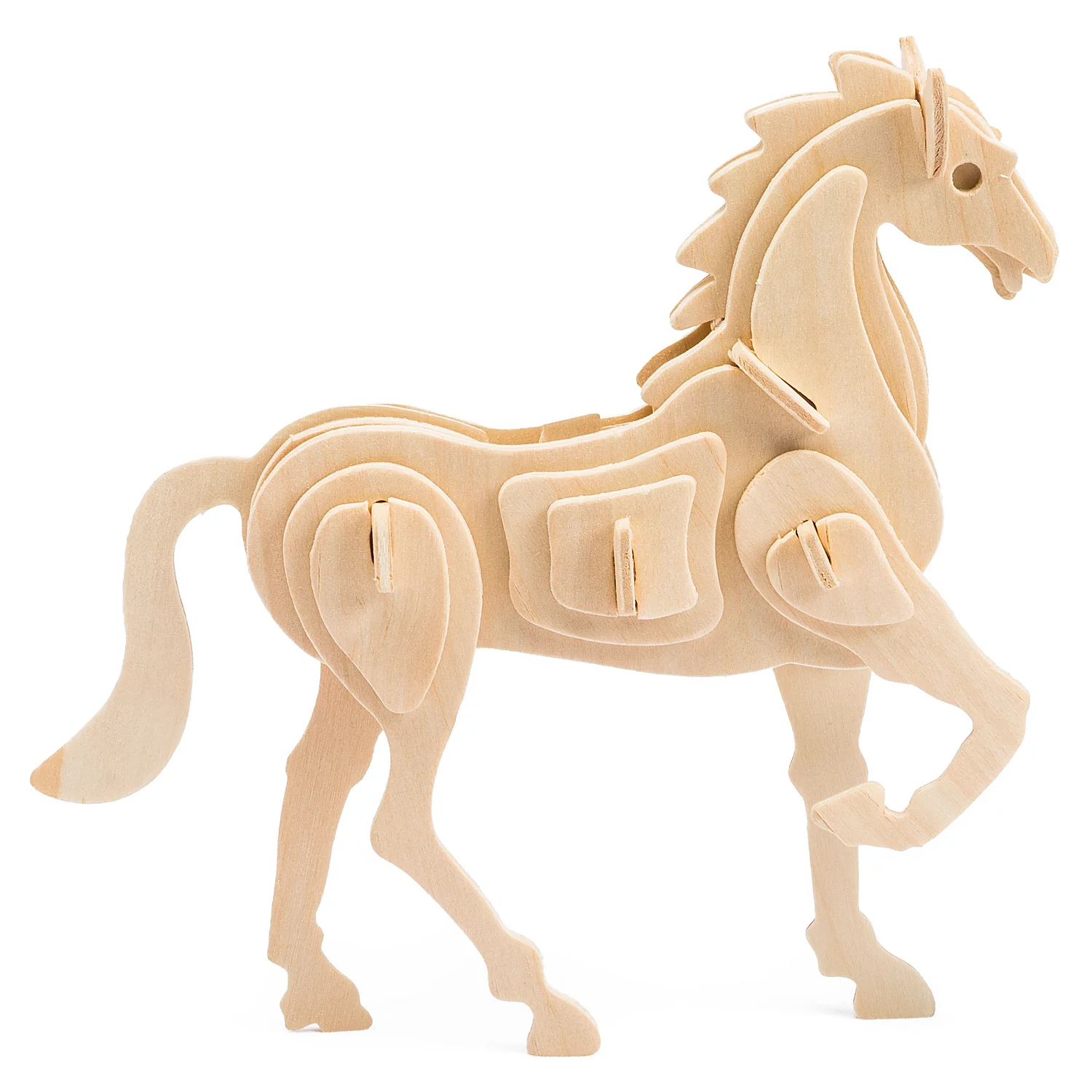 Holzbausatz Pferd, 18 x 16 cm Image
