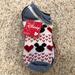 Disney Accessories | Disney Mickey Mouse Ladies Sock (6 Pair) Shoe Size 4-10 | Color: Gray/Red | Size: Os