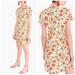 J. Crew Dresses | J.Crew Yellow Floral Wrap Dress | Color: Pink/Yellow | Size: 4