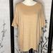 Lularoe Tops | Lularoe Irma Tunic Top Xxs | Color: Tan | Size: Xxs