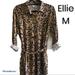 Lularoe Dresses | Lularoe Ellie | Color: Black/Tan | Size: M