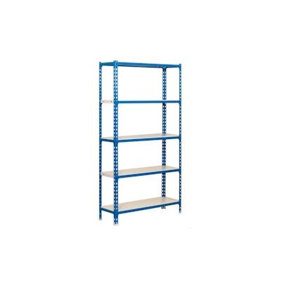 PROREGAL Schwerlastregal Metal Shark| HxBxT 180x90x40cm| Fachlast 180kg | Blau Image