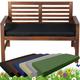Garden Bench Cushion – 4 Seater Bench Seat Pad – 170 x 52 CM – 6 CM Thick – 4 Seater Weather & Water Proof Fabric – Long Garden Chair Patio Pub Furniture Cushion Outdoor/Indoor (4 SEATER, BLACK)