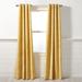 Safavieh Geometric Room Darkening Single Curtain Panel Polyester in Yellow | 84 H x 52 W in | Wayfair WDT1056A-5284