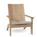 Summer Classics Ashland Solid Wood Adirondack Chair Wood in Brown | 37.5 H x 30.6 W x 33.37 D in | Wayfair 28904+C7686101W6101