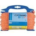 P � Samo - PP-Seil gedr. orange 6,0mmx20m auf Kz-Haspel