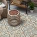 Mohawk Home Indoor/Outdoor Nemi Boho Medallion Patio Area Rug