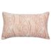 Jiti Outdoor Modern Minimal Waterproof Sunbrella Custom Design Fern Leaves Patterned Rectangle Lumbar Pillows 12 x 20