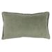Jiti Indoor Premium Classic Velvet Decorative Accent Rectangle Lumbar Pillow 12 x 20