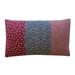 Jiti Indoor Dainty Kio Patterned Cotton Accent Rectangle Lumbar Pillows Cushion for Sofa Chair 12 x 20