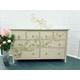 Large Painted Chest of Drawers in Cherry Blossom Gold