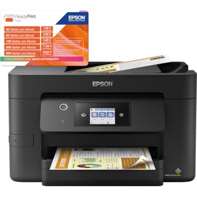 Epson WorkForce Pro WF-3820DWF - Tintenstrahl - Farbdruck - 4800 x 2400 DPI - Farbscan - A4 - Schwarz Image