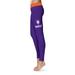 Women's Purple Northwestern State Demons Solid Yoga Leggings