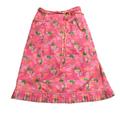 Lilly Pulitzer Skirts | Lilly Pulitzer “The Lilly” Bee And Flowers Bright Pink Vintage Skirt | Color: Pink | Size: M