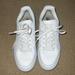 Adidas Shoes | Adidas Leather White Non Skid Shoes 8 1/2 Womens | Color: White | Size: 8.5