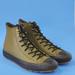Converse Shoes | Converse Ctas Hi Winter 'Dark Moss' Leather Sneakers 169400c Nwt | Color: Brown/Green | Size: 13