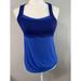 Athleta Tops | Athleta Blue Active Crossed Back Tank Top Size Small | Color: Blue | Size: S