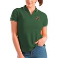 Women's Antigua Green Vermont Catamounts Affluent Polo