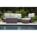 Canopy Home and Garden Linden 4-Piece Resin Wicker Patio Deep Seating Set w/ Sunbrella Cast Ash Cushions Synthetic Wicker/All | Wayfair DPS1500LIN