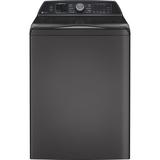 GE Profile™ 5.4 Cu. Ft. High Efficiency Smart Top Load Washer, Stainless Steel in Gray | 43.88 H x 27.88 W x 28.19 D in | Wayfair PTW700BPTDG