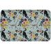 Black/Blue 32 x 20 x 0.75 in Kitchen Mat - GelPro Funky Feline Anti-Fatigue Mat Foam | 32 H x 20 W x 0.75 D in | Wayfair 106-P-2032-F2BB