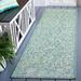 Green/White 27 W in Area Rug - Freeport Park® Eley Oriental Green Indoor/Outdoor Area Rug | Wayfair 07996E364B0F48649C47C91179F713A2